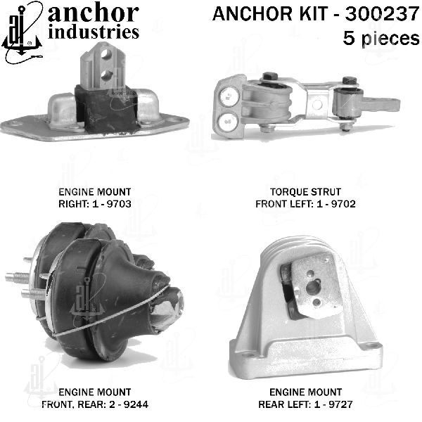 2004-2006 Volvo S80 Engine Mount Kit (Anchor)