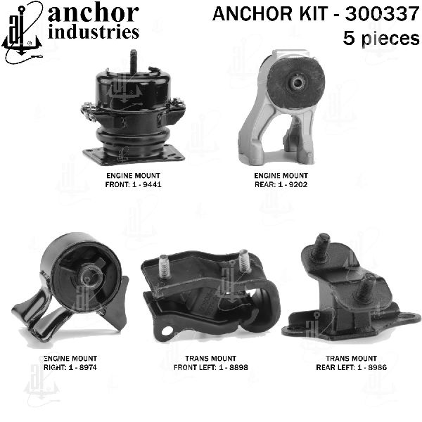 1999-2004 Honda Odyssey Engine Mount Kit (Anchor)