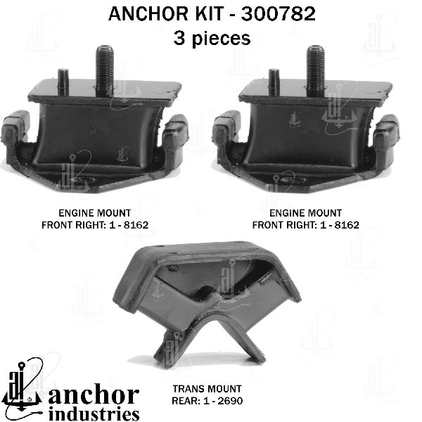1984-1986 Toyota Pickup Engine Mount Kit (Anchor)