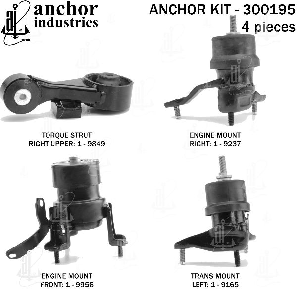 2013-2017 Lexus ES300h Engine Mount Kit (Anchor)