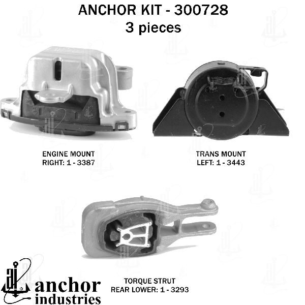 2017-2022 Chevrolet Trax Engine Mount Kit (Anchor)