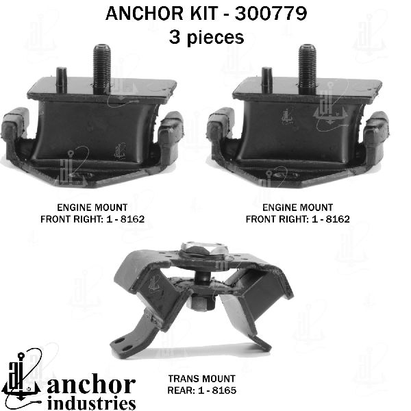 1989-1995 Toyota Pickup Engine Mount Kit (Anchor)