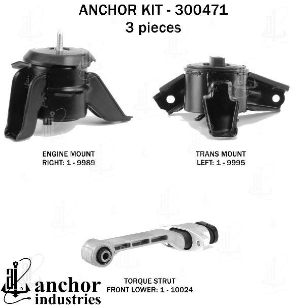 2016-2020 Kia Sorento Engine Mount Kit (Anchor)