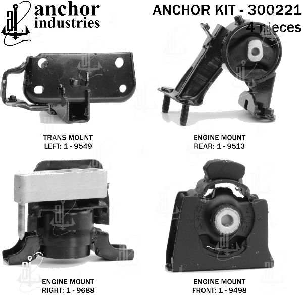 2009-2012 Toyota RAV4 Engine Mount Kit (Anchor)