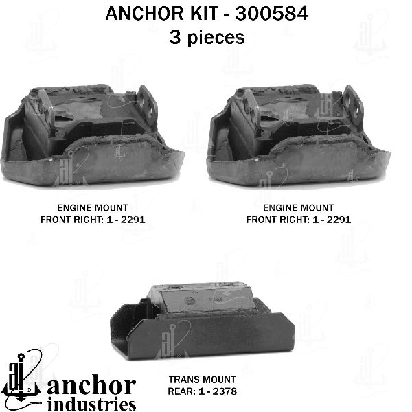1970-1972 Buick LeSabre Engine Mount Kit (Anchor)