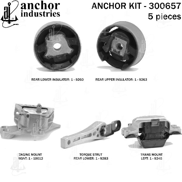 2005-2018 Volkswagen Jetta Engine Mount Kit (Anchor)