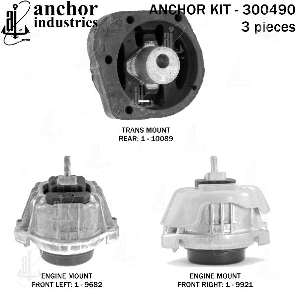 2009-2011 BMW 335i xDrive Engine Mount Kit (Anchor)
