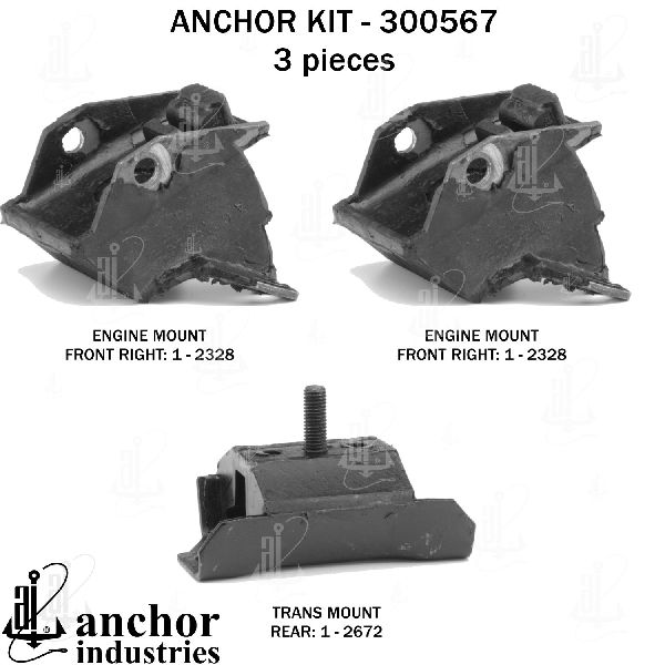 1977 Buick Regal Engine Mount Kit (Anchor)