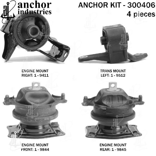 2009-2015 Honda Pilot Engine Mount Kit (Anchor)