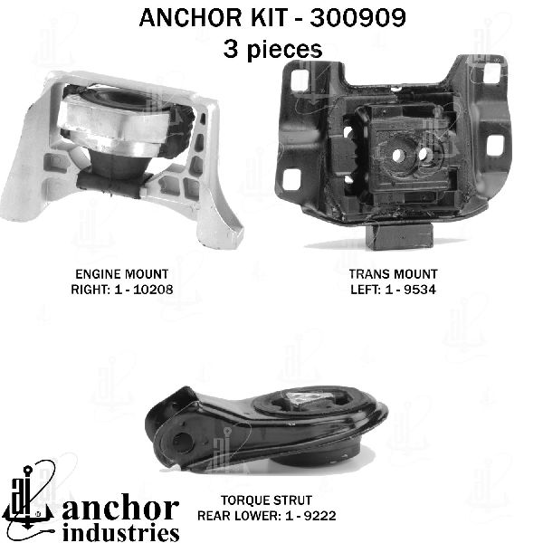2010-2013 Mazda 3 Engine Mount Kit (Anchor)