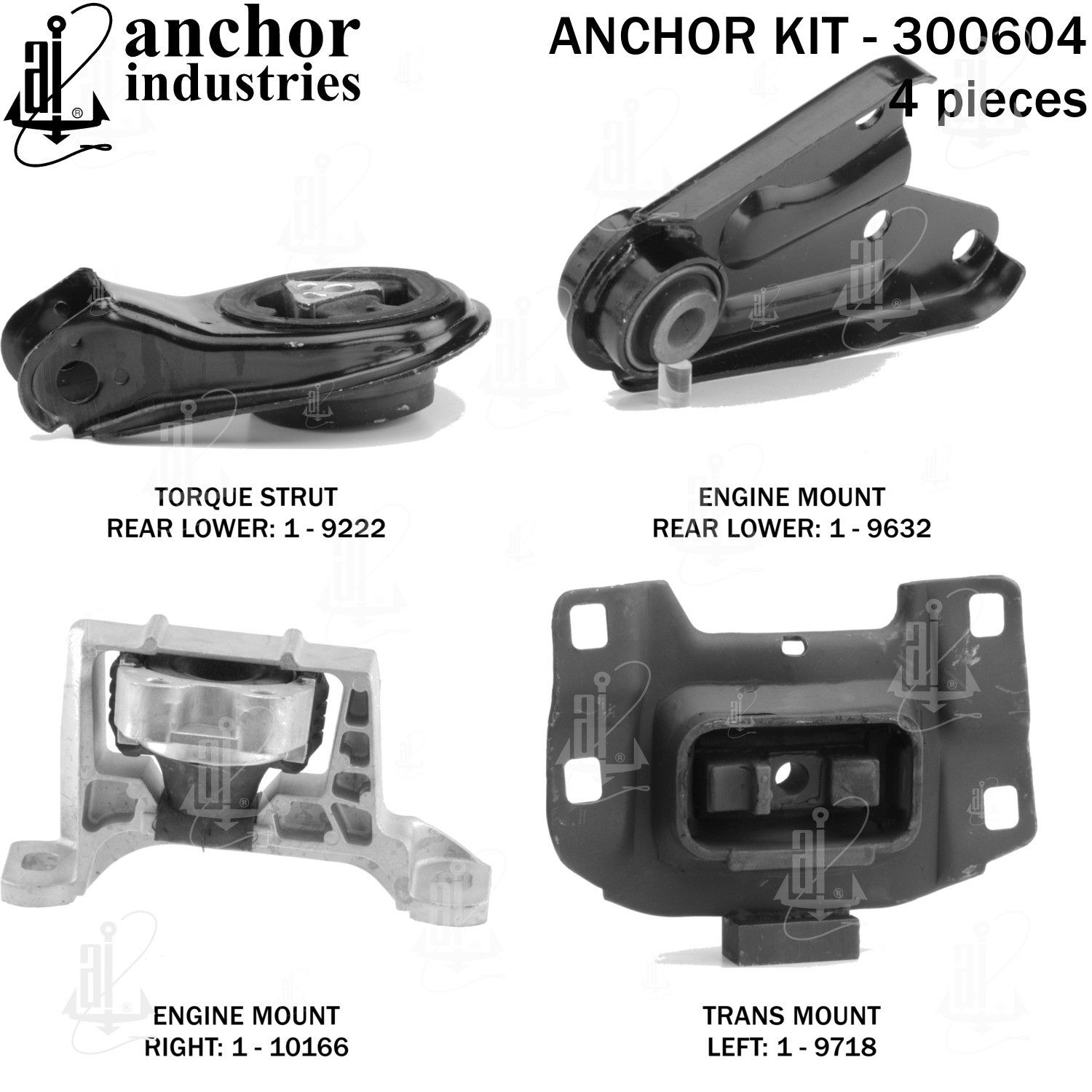 2010, 2009, 2008 Mazda 5 Engine Mount Kit