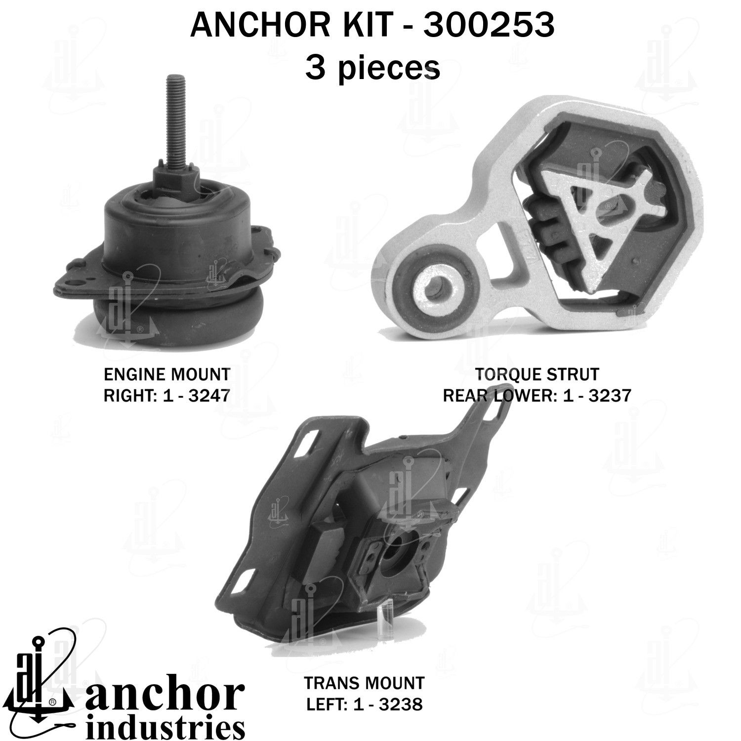 2015, 2014, 2013, 2012 Ford Explorer Engine Mount Kit