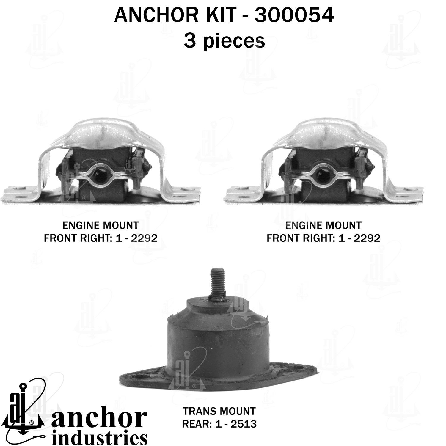 1984, 1983, 1982 GMC Jimmy Suburban Engine Mount Kit