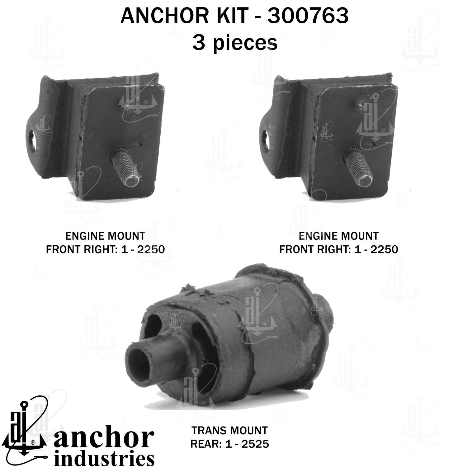 1973, 1972, 1971, 1970, 1969, 1968, 1967, 1966 Dodge Monaco Engine Mount Kit