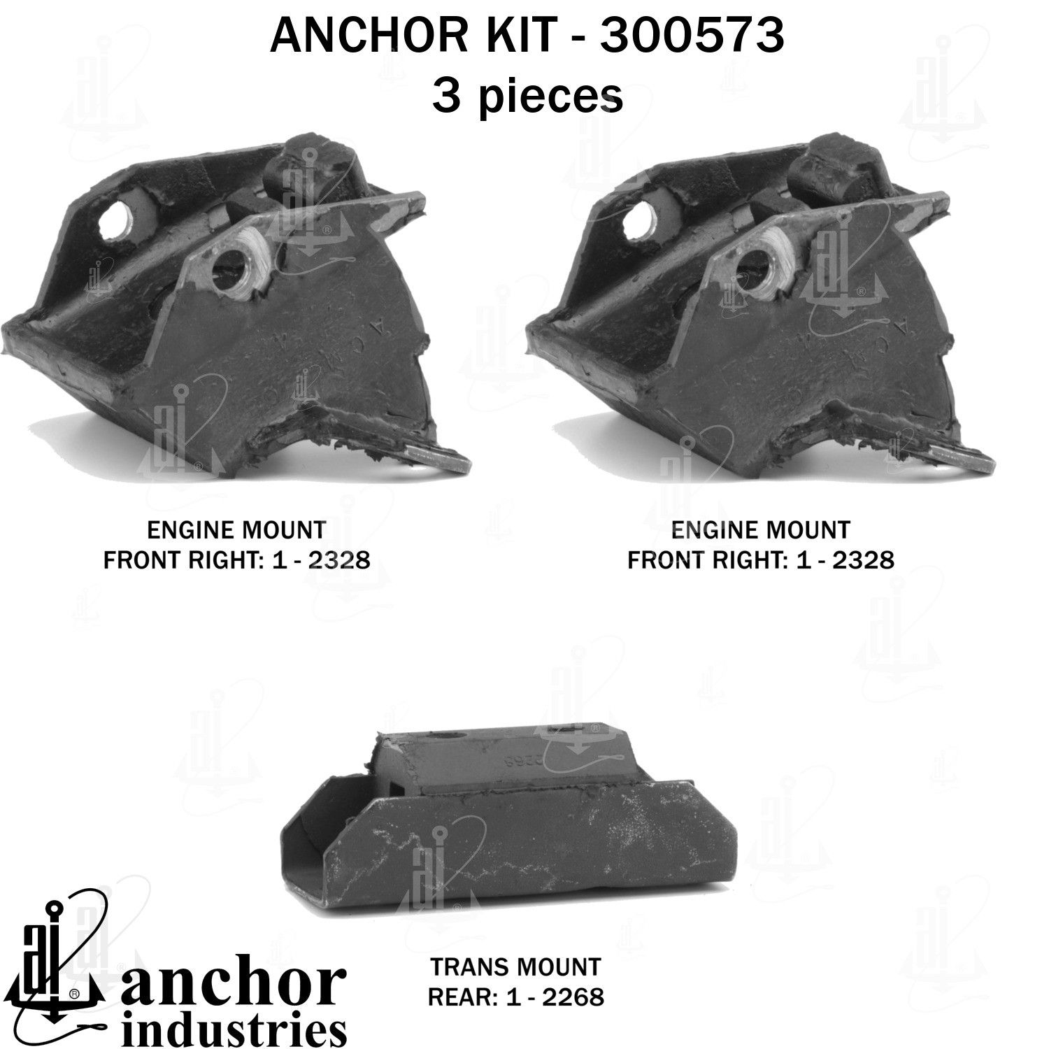 1978 Chevrolet C30 Engine Mount Kit