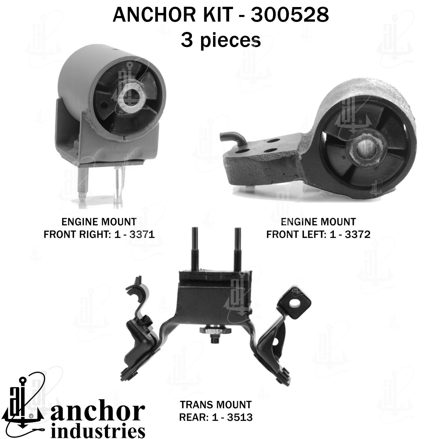 2014, 2013, 2012, 2011, 2010 Ford F-150 Engine Mount Kit
