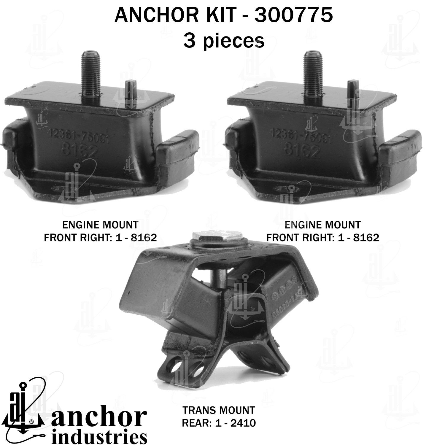 1998, 1997, 1996 Toyota 4Runner Engine Mount Kit