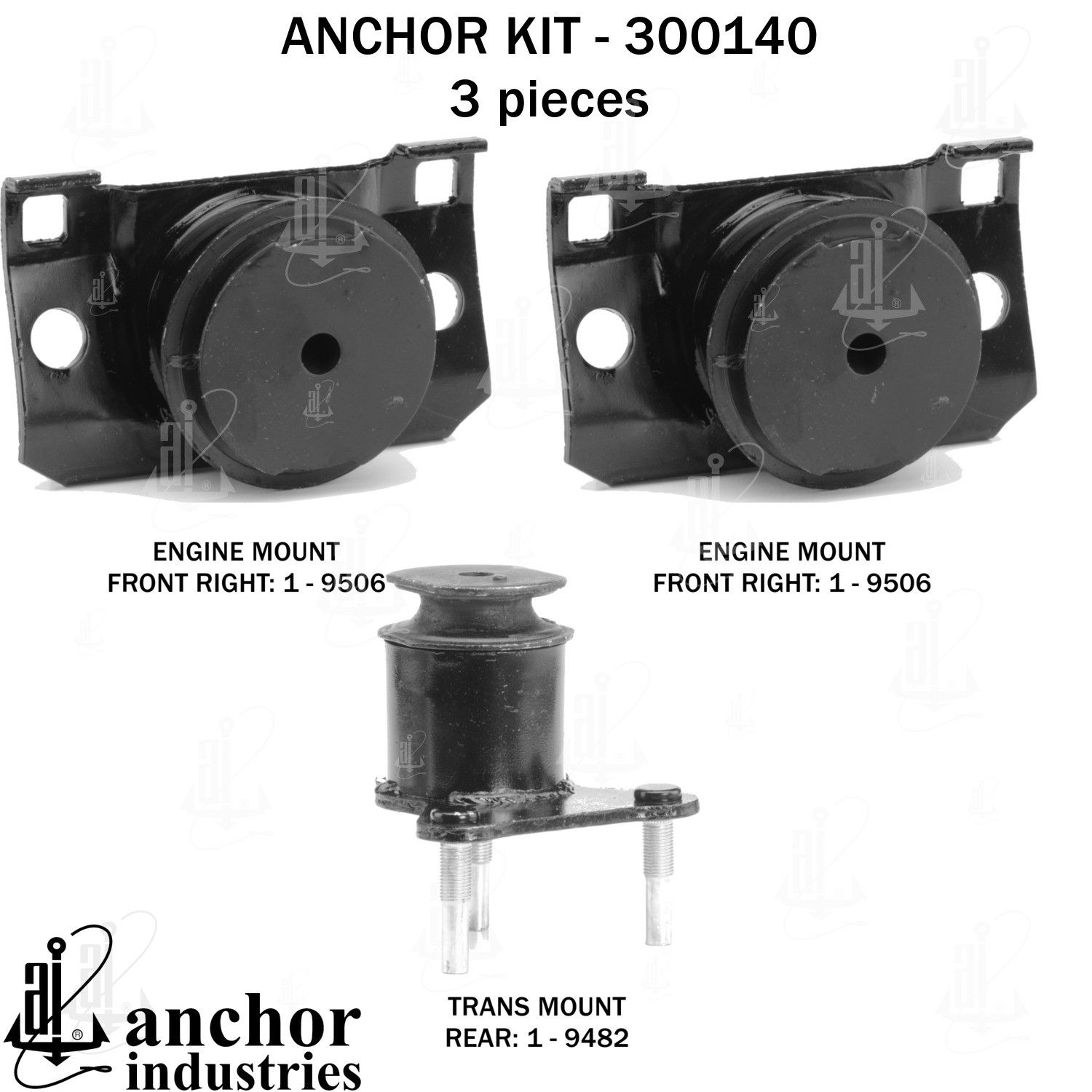 2010, 2009 Suzuki Equator Engine Mount Kit