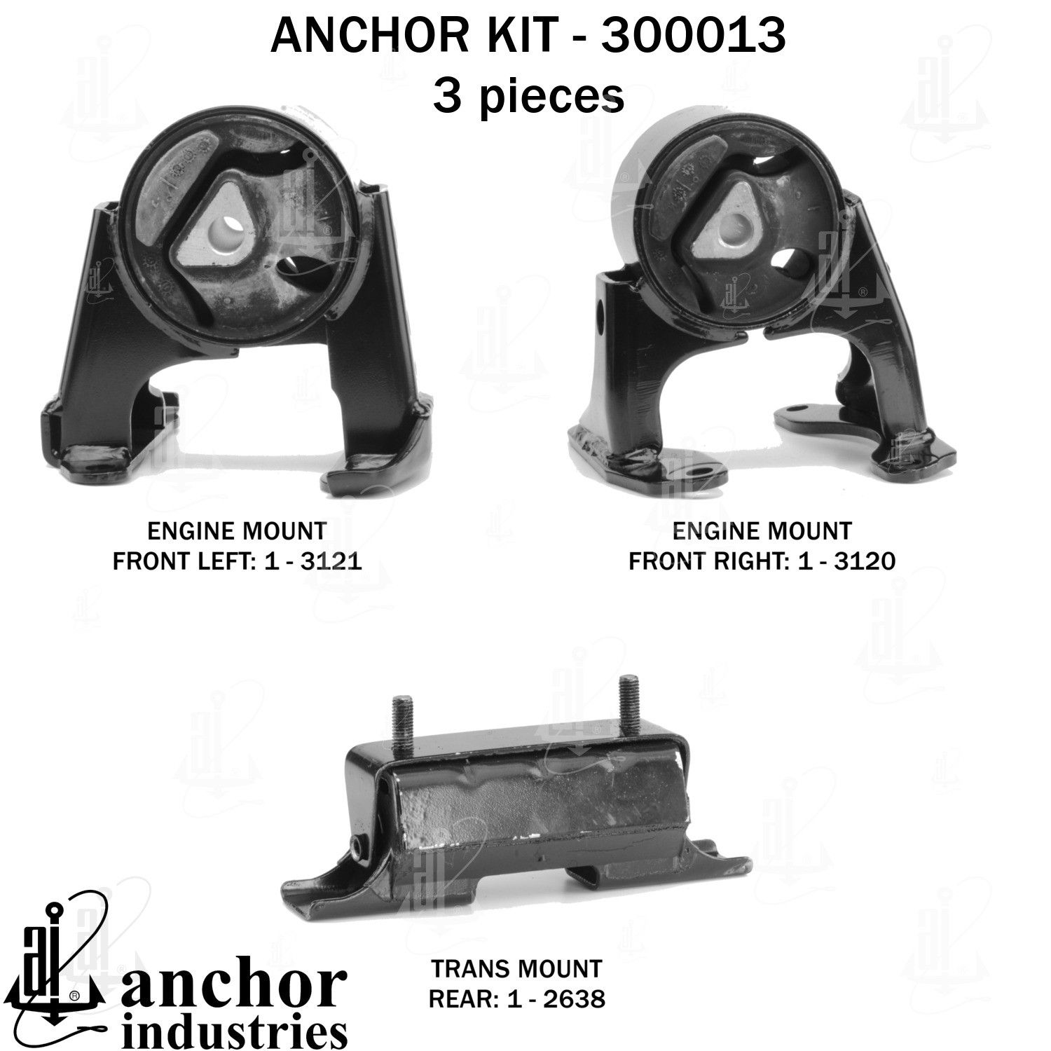 2010, 2009 Hummer H3T Engine Mount Kit