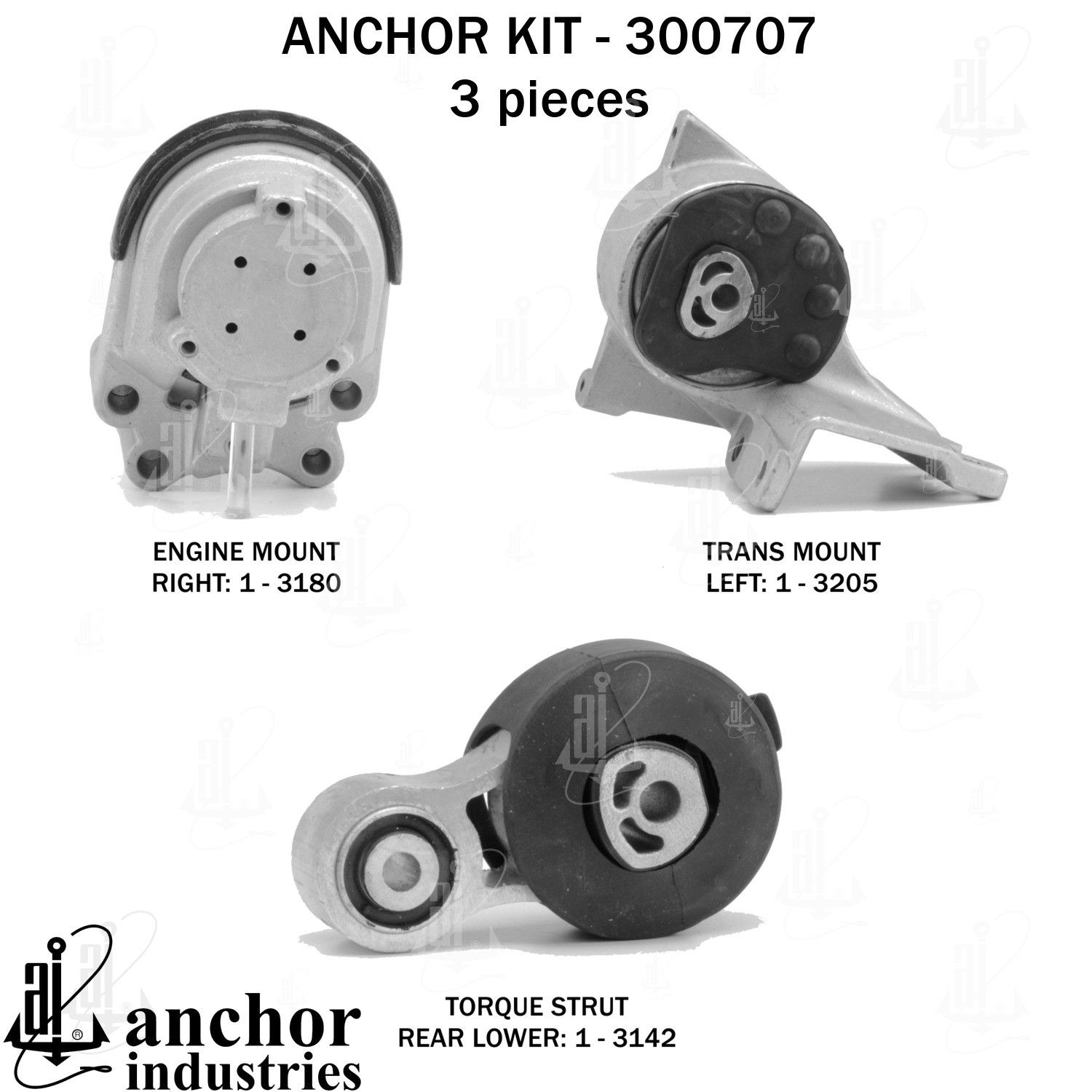 2012, 2011, 2010, 2009 Ford Flex Engine Mount Kit