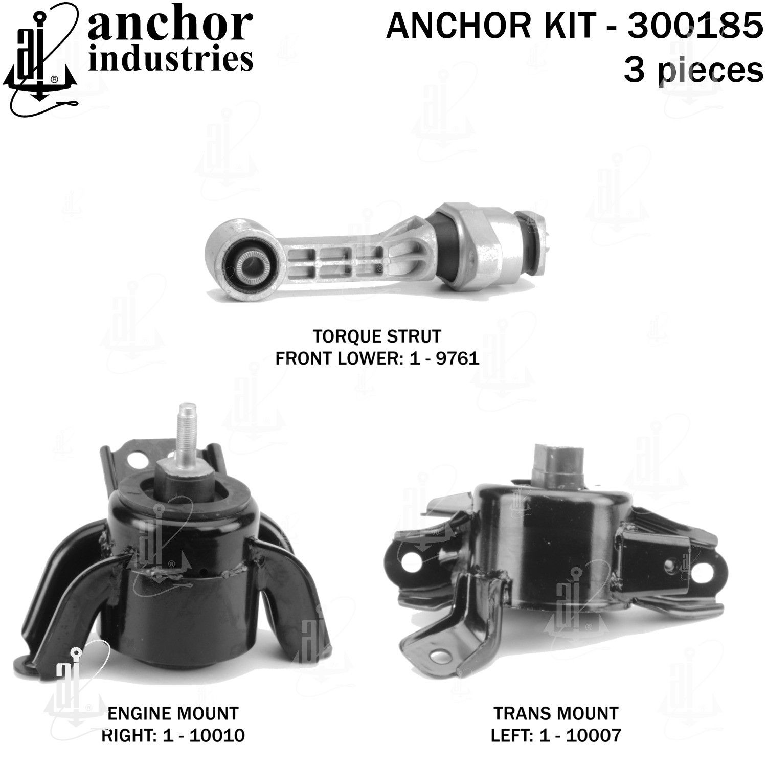 2019, 2018, 2017, 2016, 2015, 2014 Kia Soul Engine Mount Kit