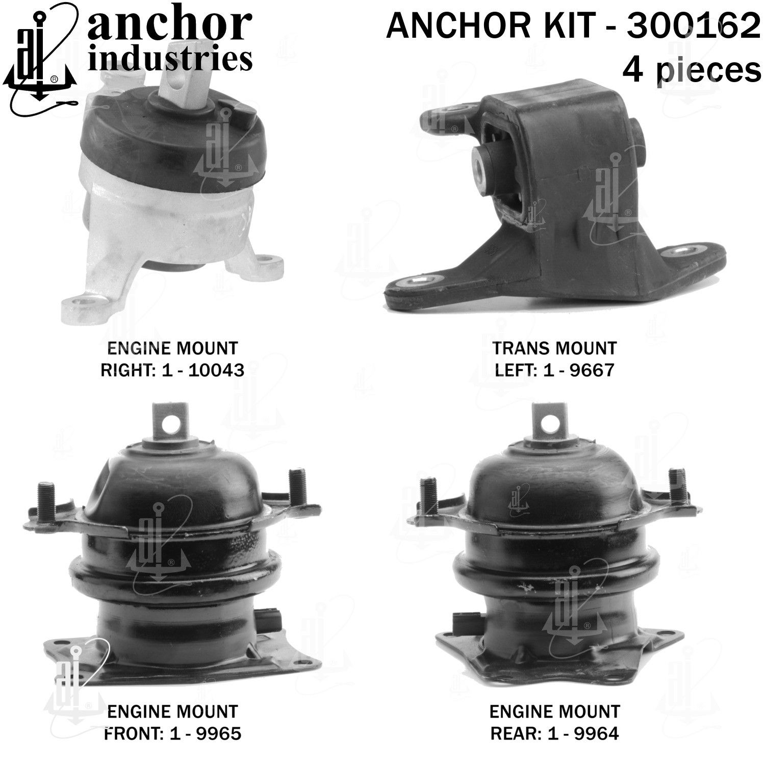 2020, 2019, 2018, 2017, 2016 Honda Pilot Engine Mount Kit