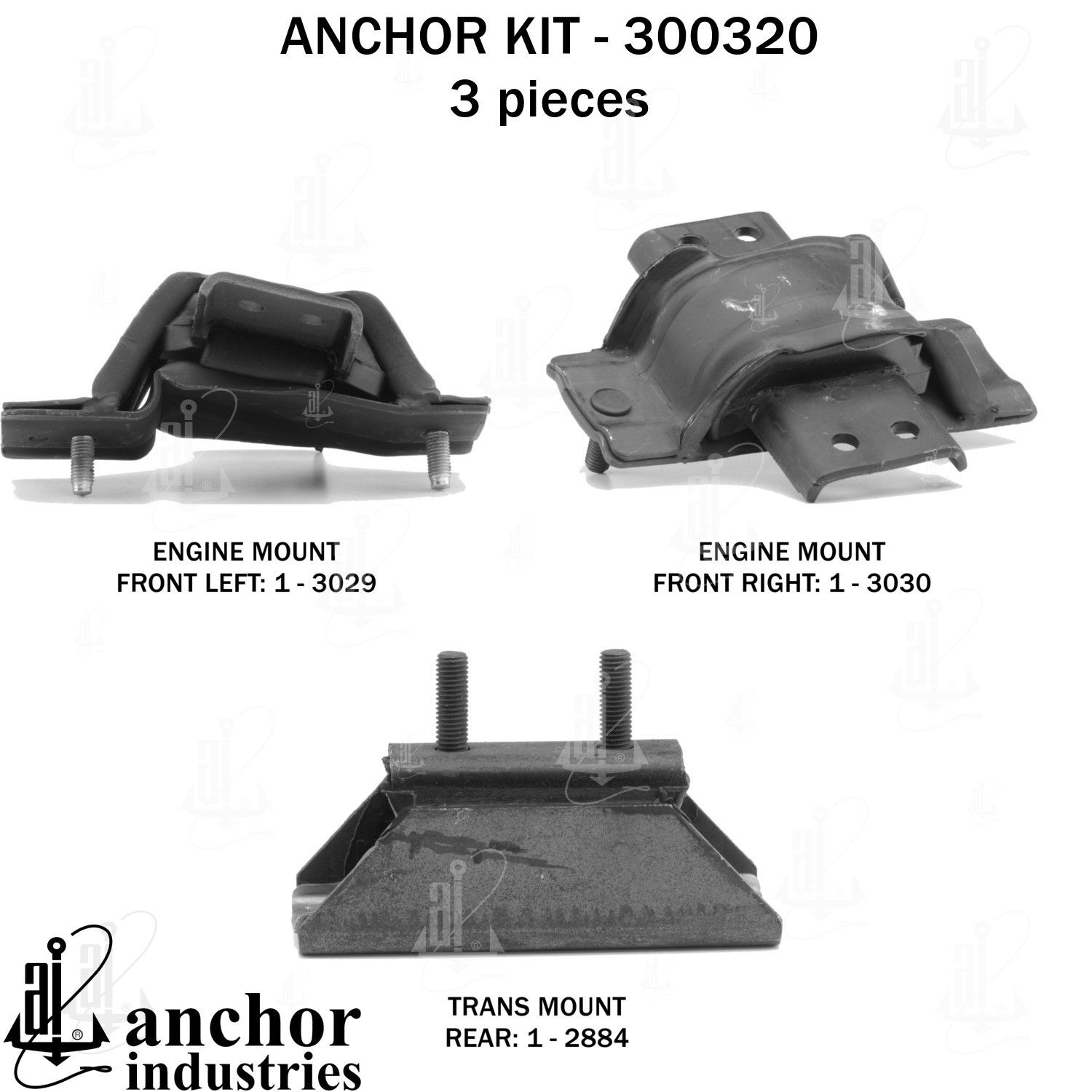 2003, 2002, 2001, 2000 Ford Excursion Engine Mount Kit