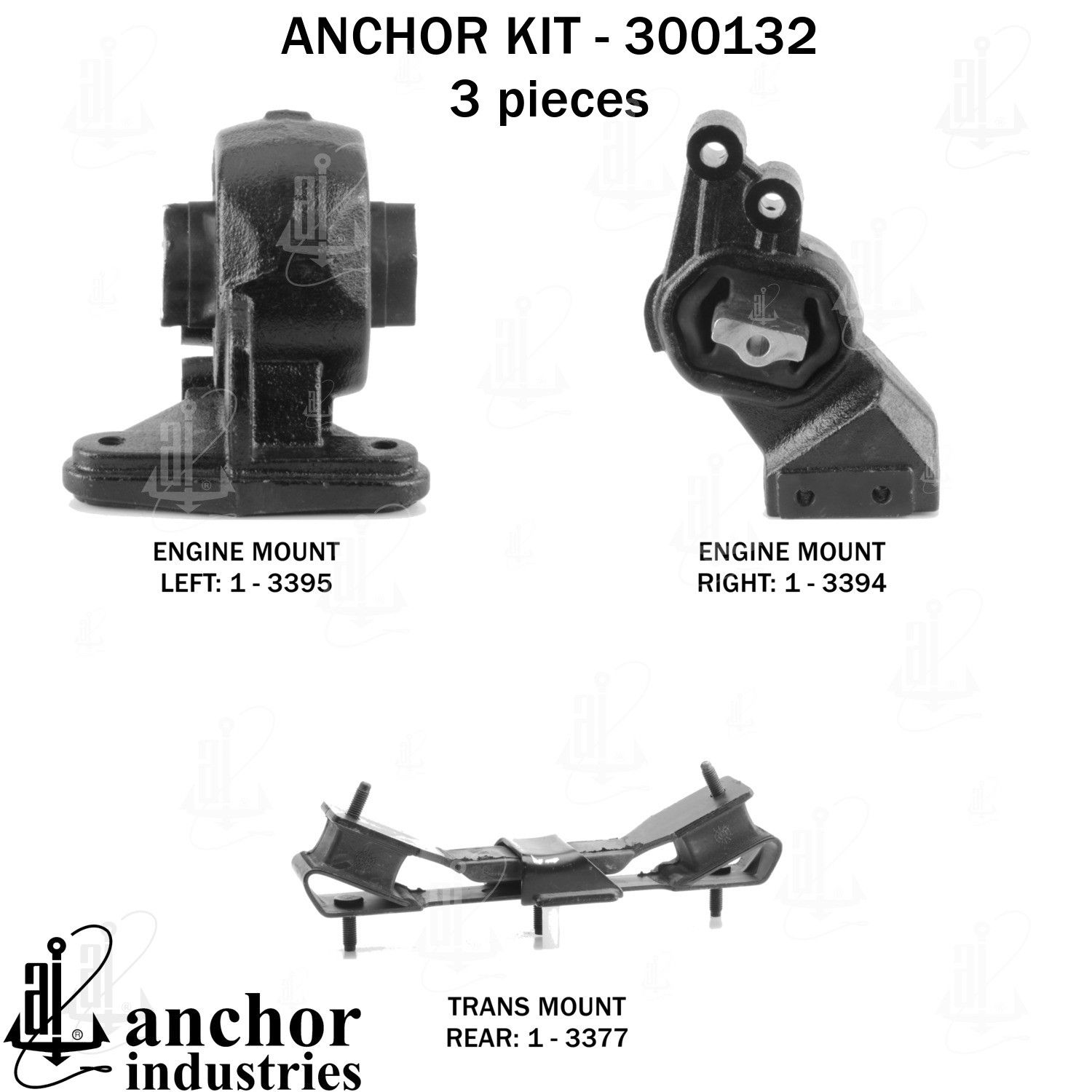 2012, 2011 Ram 2500 1500 Engine Mount Kit