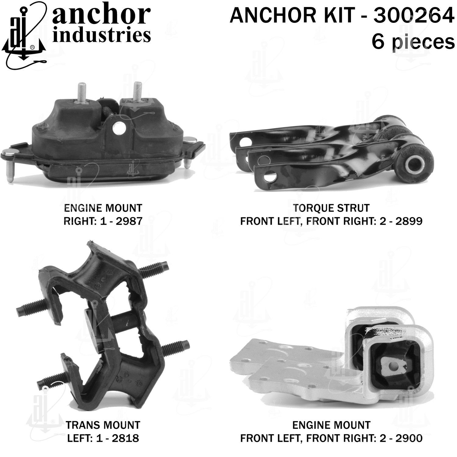 2007, 2006, 2005 Saturn Relay Engine Mount Kit