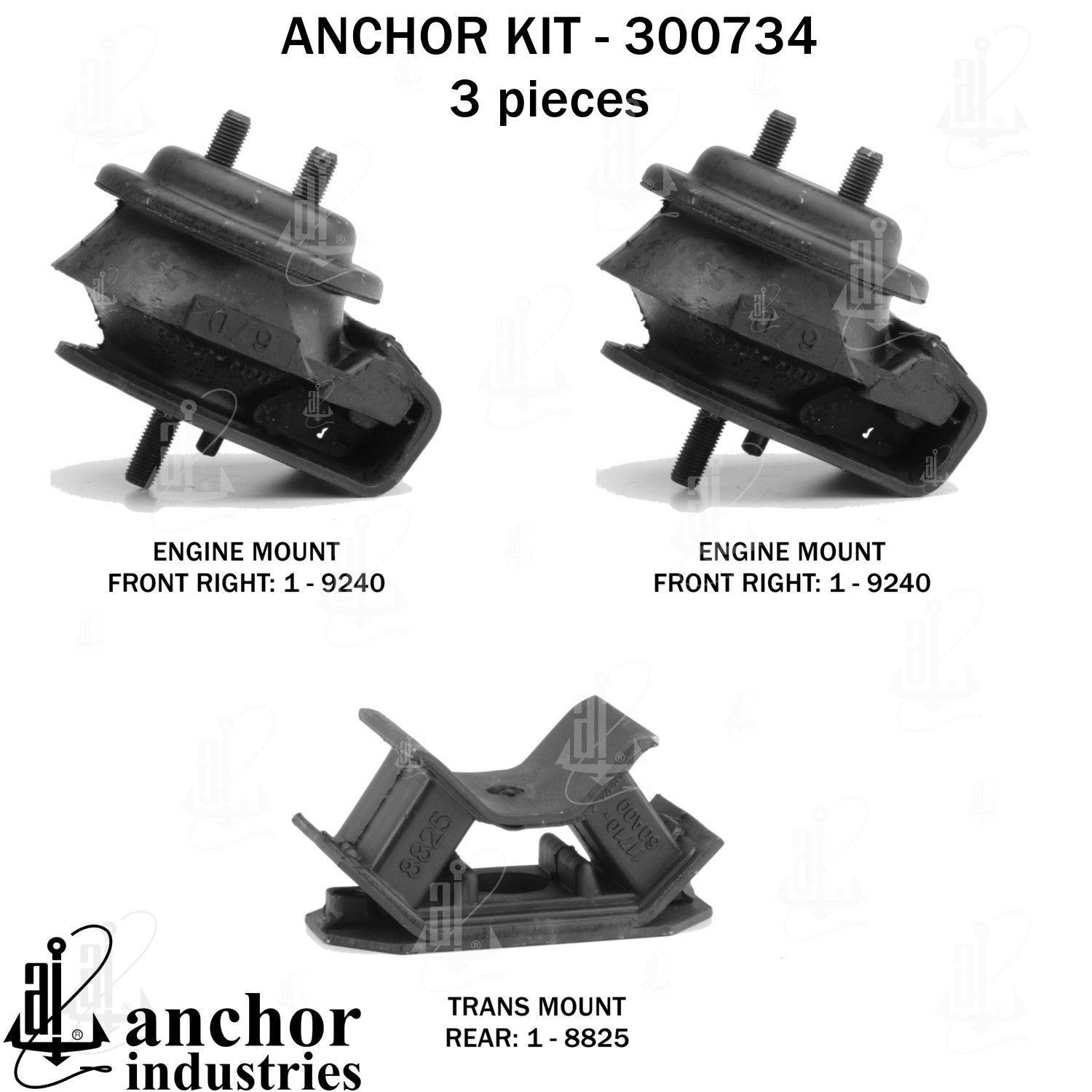 2004, 2003, 2002, 2001 Chevrolet Tracker Engine Mount Kit