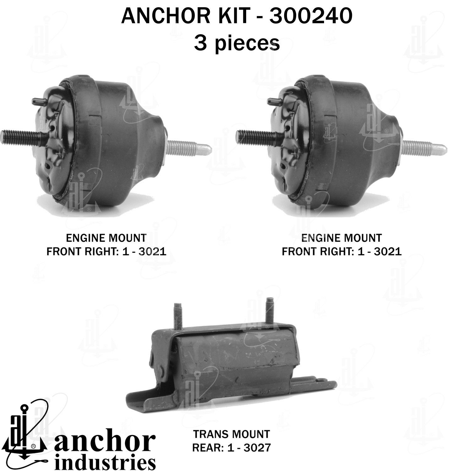 2002-2009 Buick Rainier Engine Mount Kit Anchor