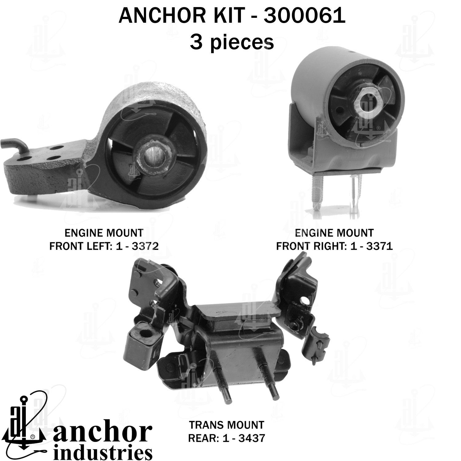 2013, 2012, 2011, 2010, 2009 Ford F-150 Engine Mount Kit