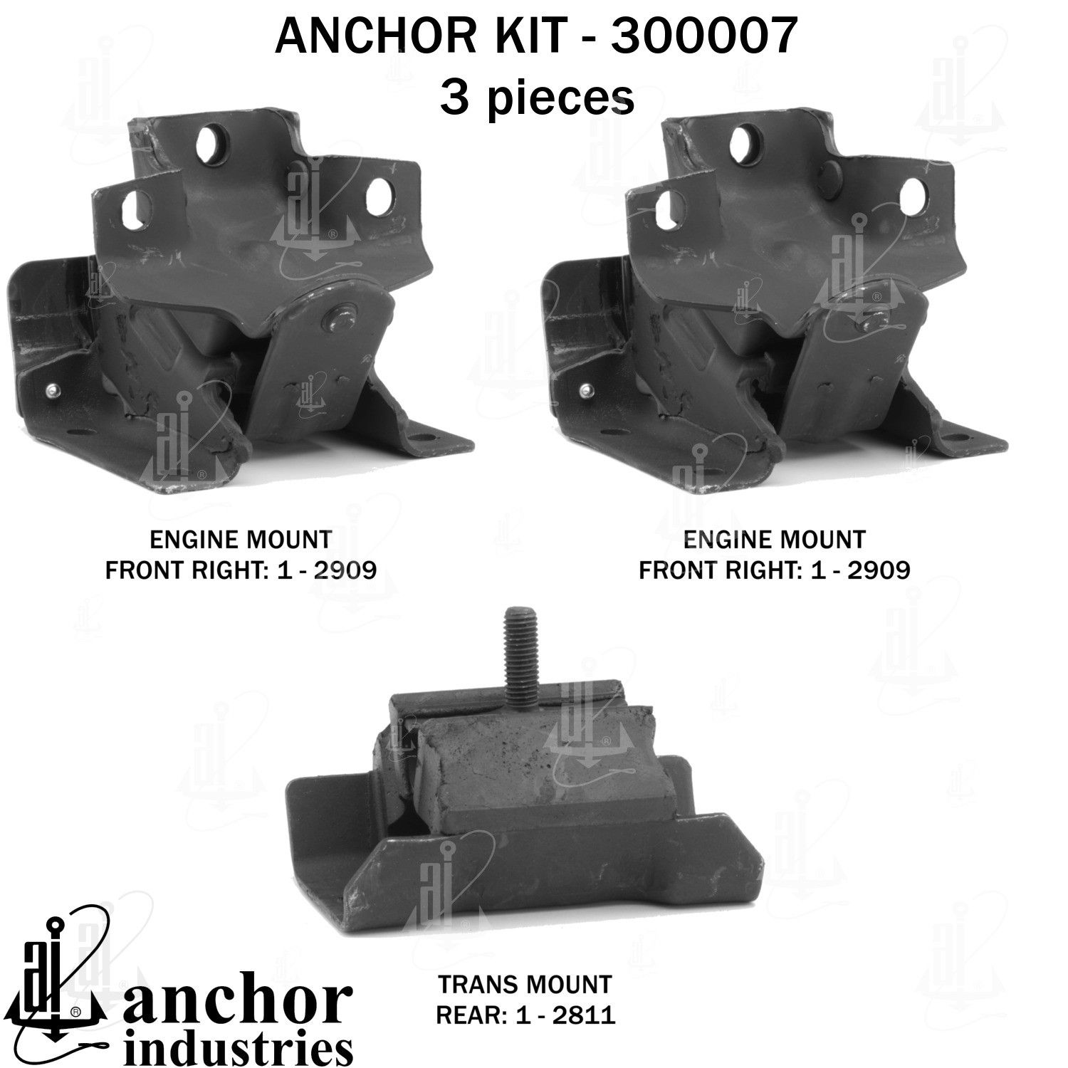 2007 GMC Sierra Engine Mount Kit