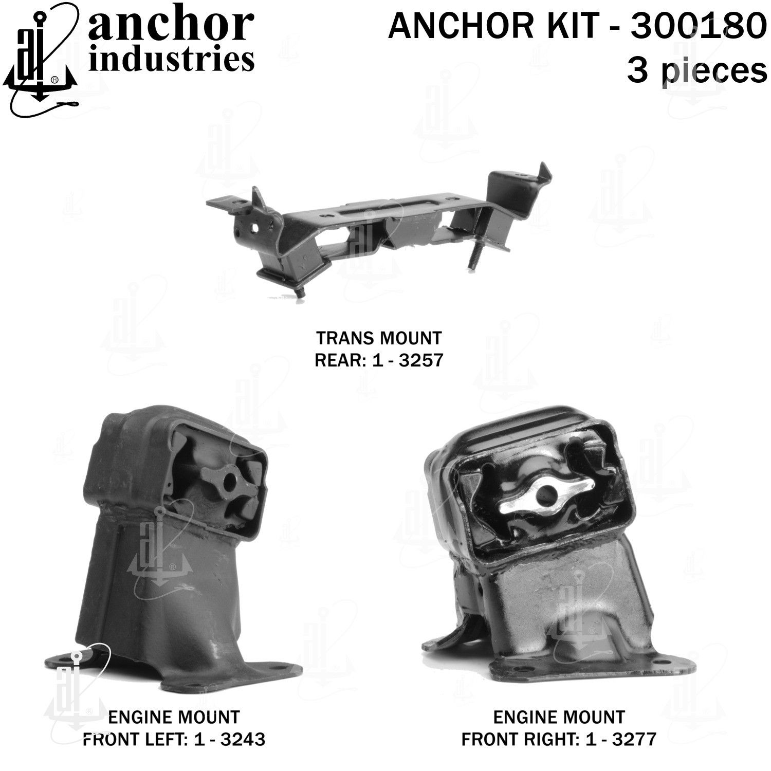 2008, 2007, 2006 Jeep Commander Engine Mount Kit