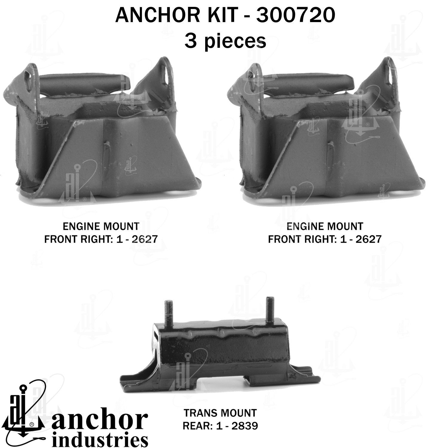 1995, 1994 GMC Jimmy Engine Mount Kit