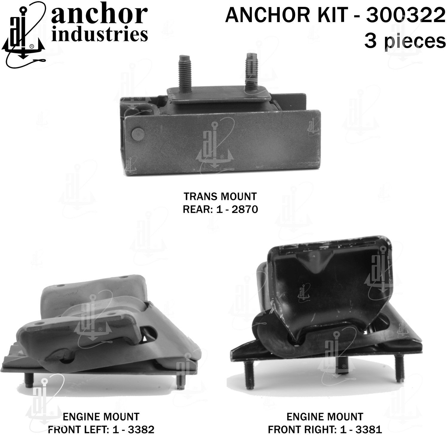 2004, 2003, 2002, 2001, 2000 Ford Excursion Engine Mount Kit