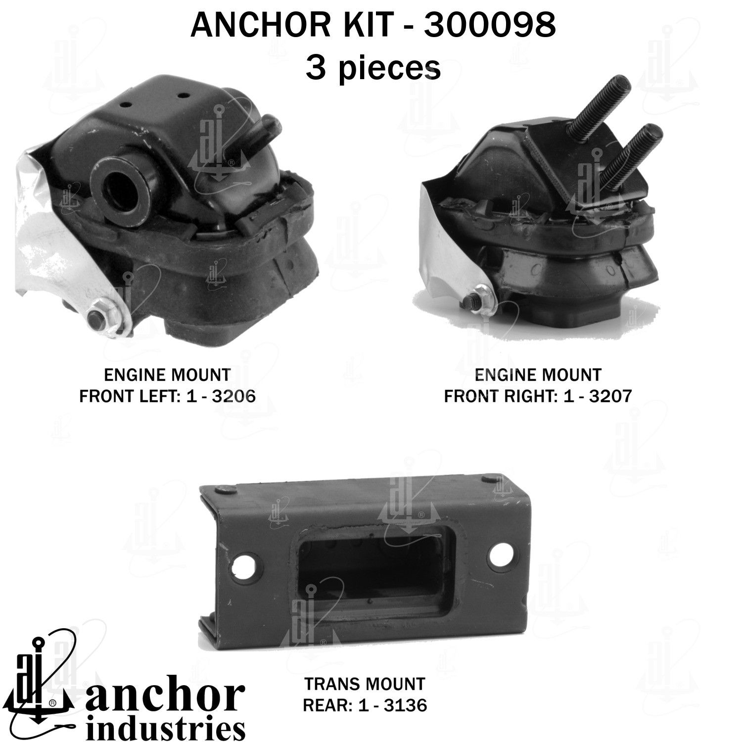 2008, 2007 Ford Lobo Engine Mount Kit
