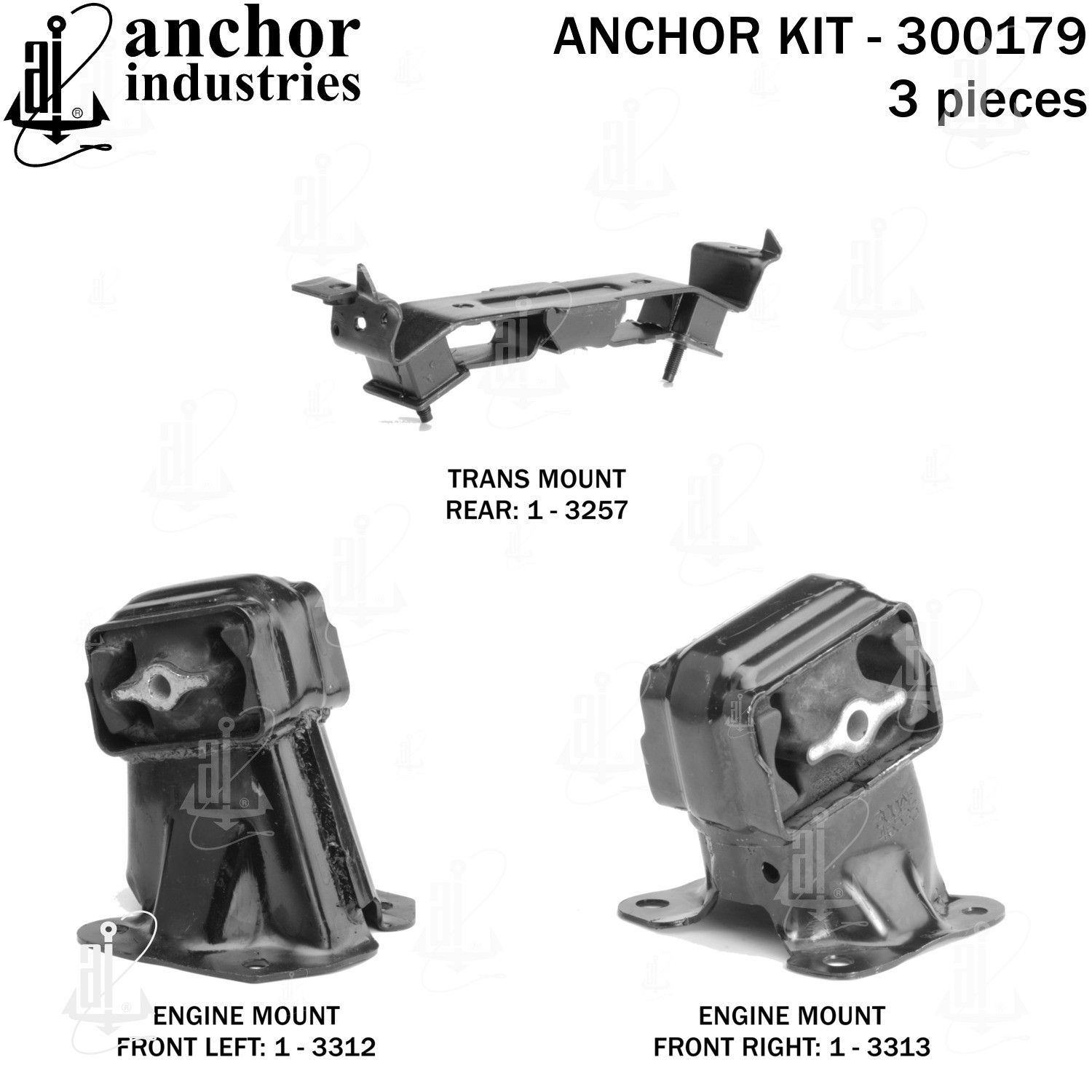 2010, 2009, 2008, 2007, 2006 Jeep Commander Engine Mount Kit
