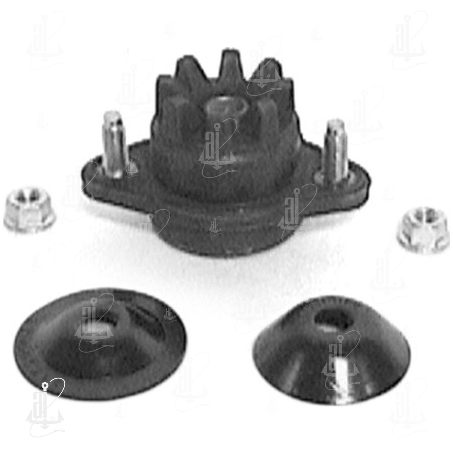 1994, 1993, 1992, 1991, 1990, 1989, 1988, 1987, 1986, 1985, 1984 Chevrolet Cavalier Suspension Shock Absorber Mounting Kit