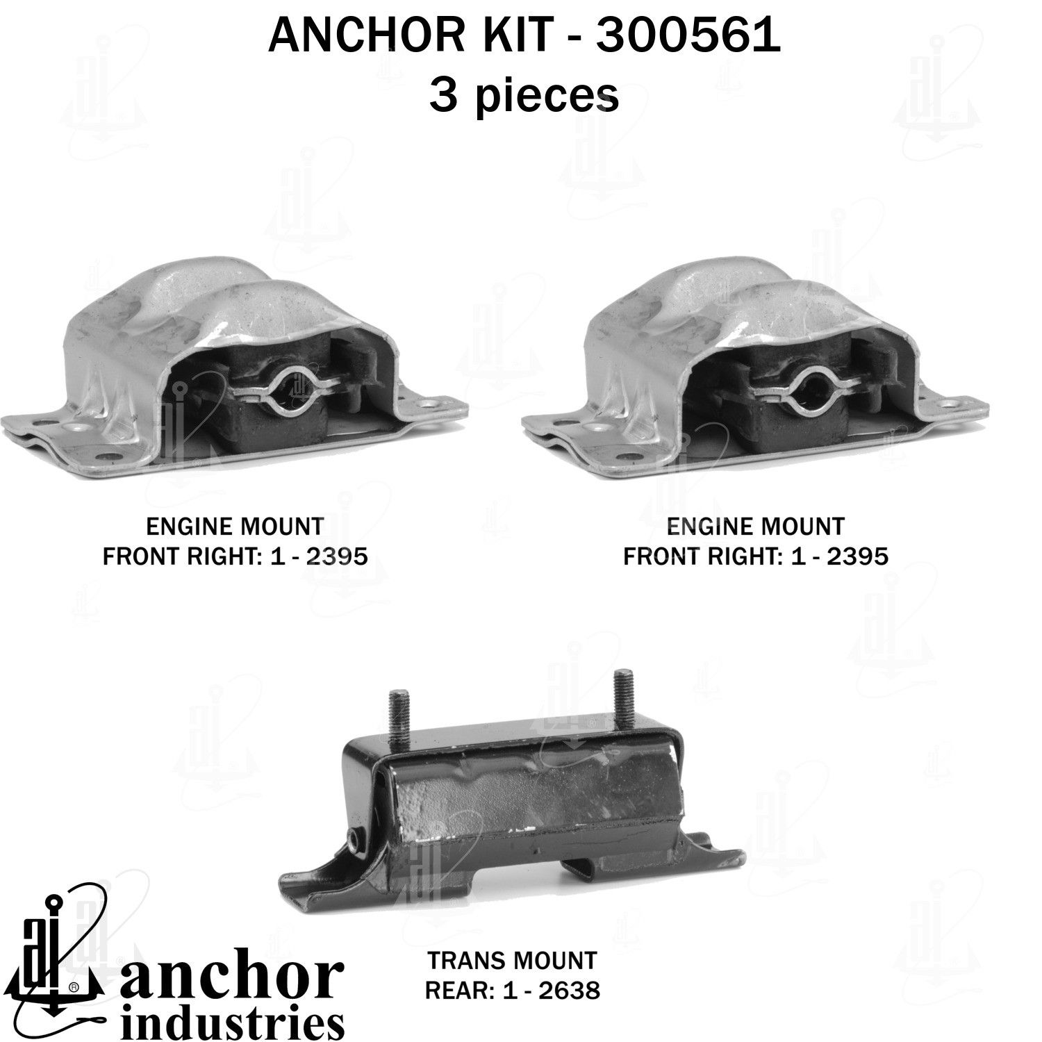 1987, 1986, 1985 GMC Jimmy Engine Mount Kit