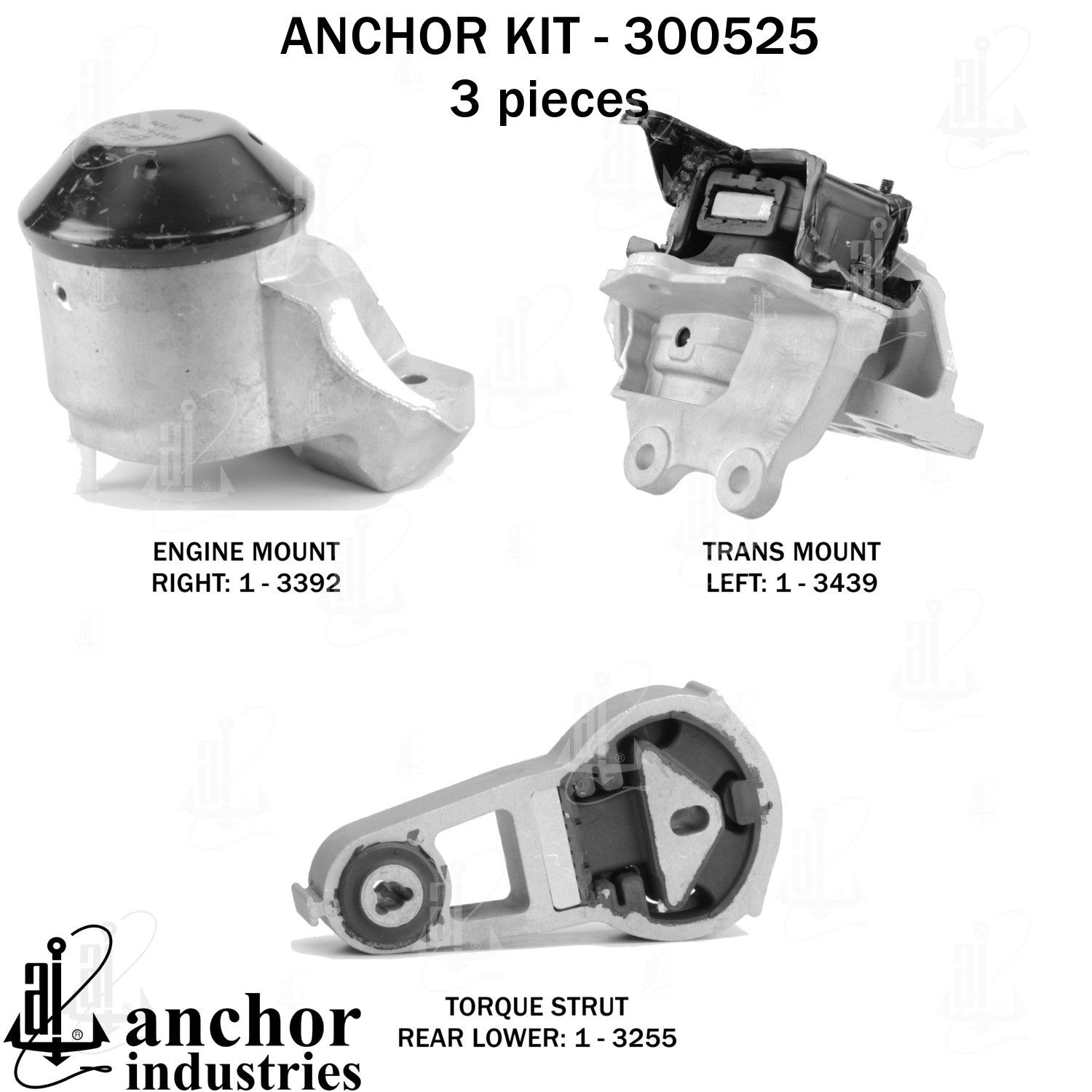 2015, 2014, 2013 Ford Police Interceptor Utility Engine Mount Kit