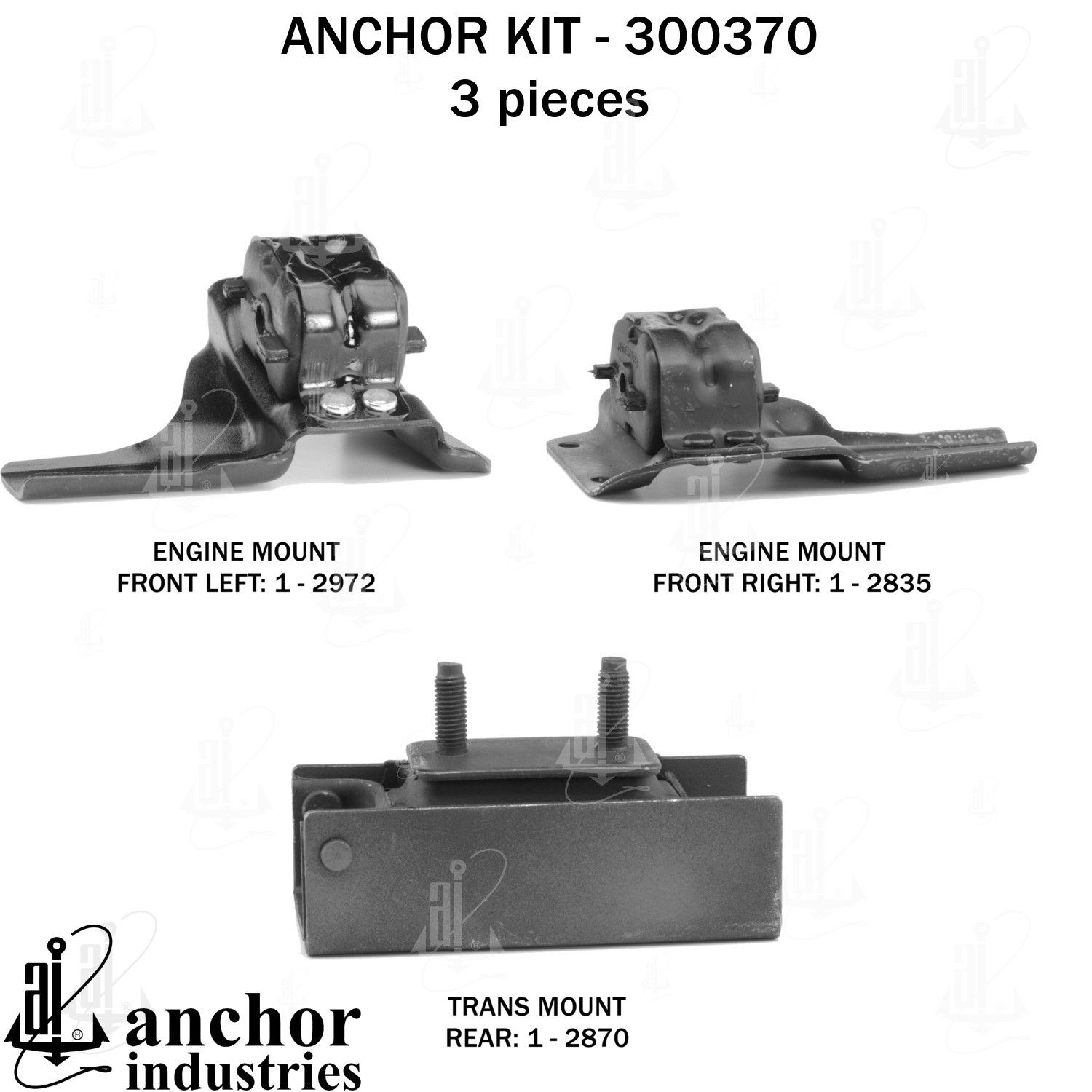 2002, 2001, 2000, 1999, 1998 Lincoln Navigator Engine Mount Kit