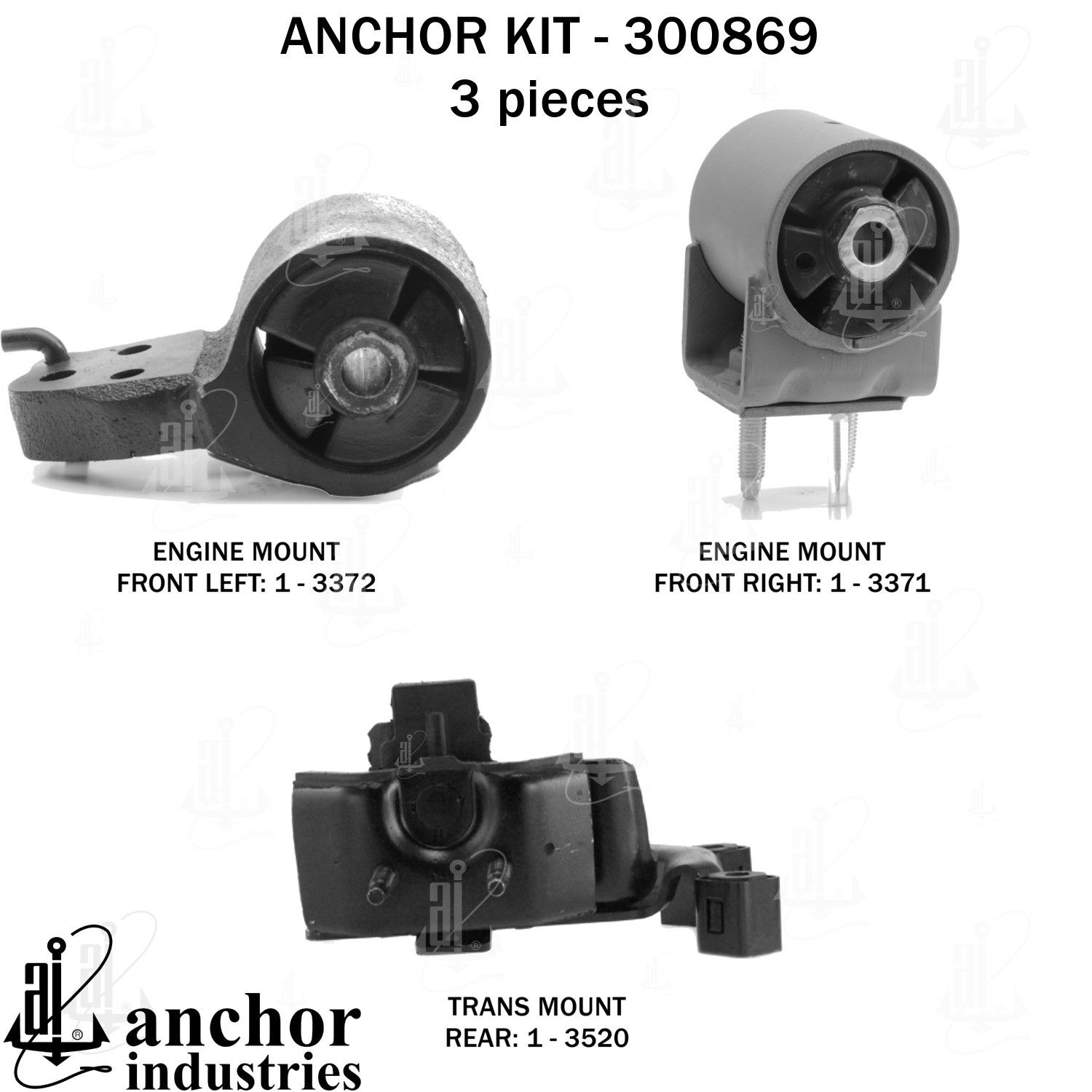 2020, 2019, 2018 Ford F-150 Engine Mount Kit