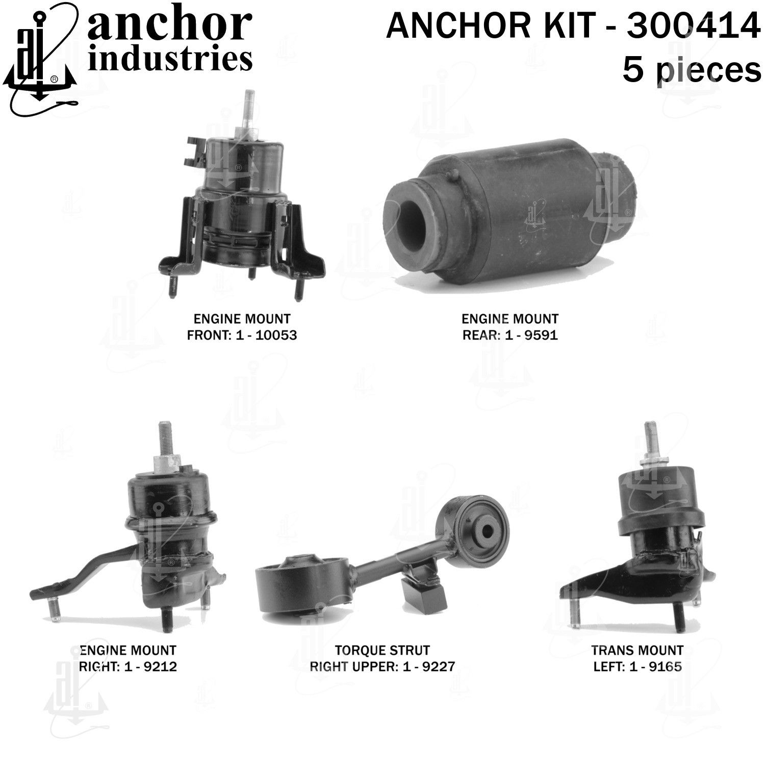 2004 Toyota Highlander Engine Mount Kit