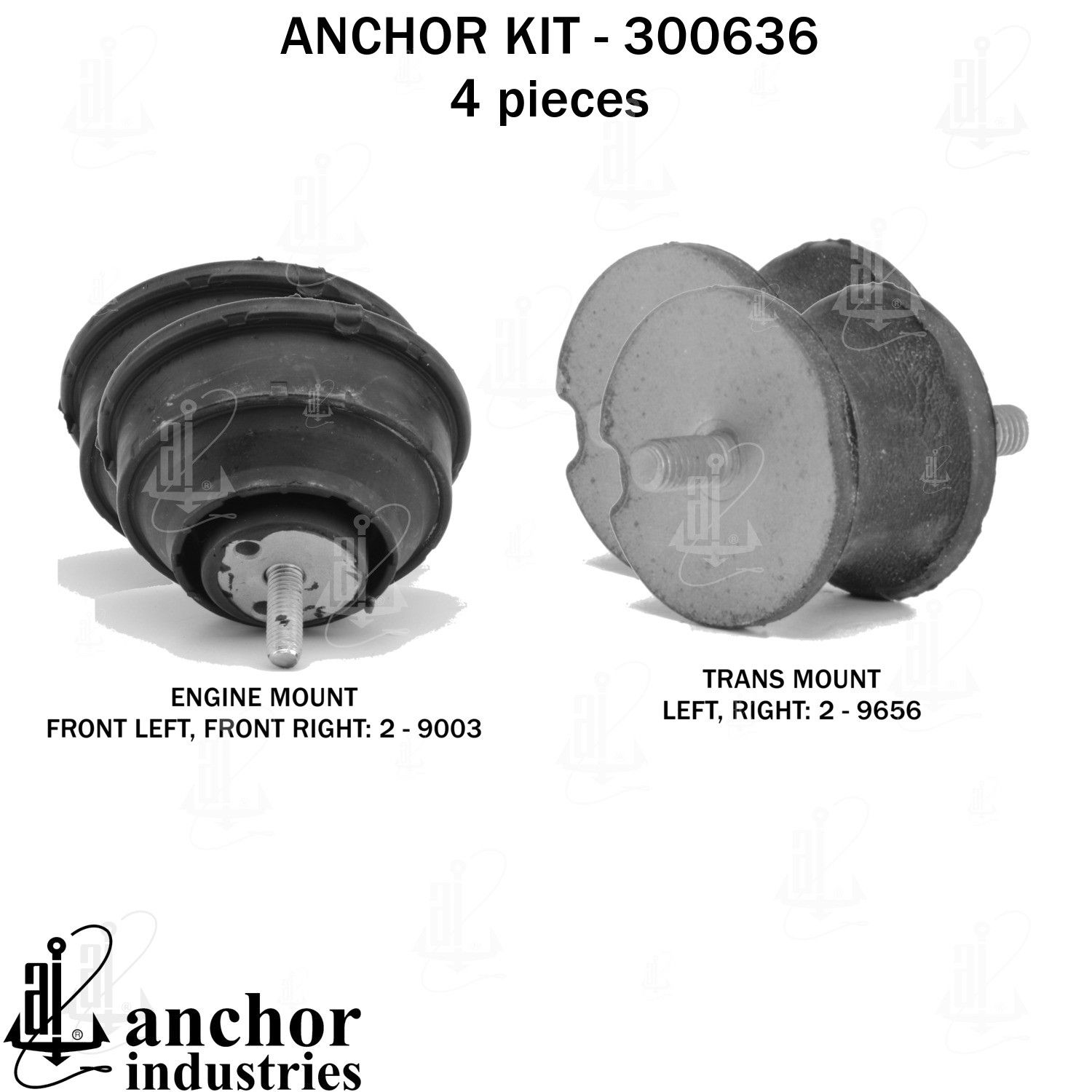 2006, 2005, 2004, 2003, 2002, 2001 BMW M3 Engine Mount Kit