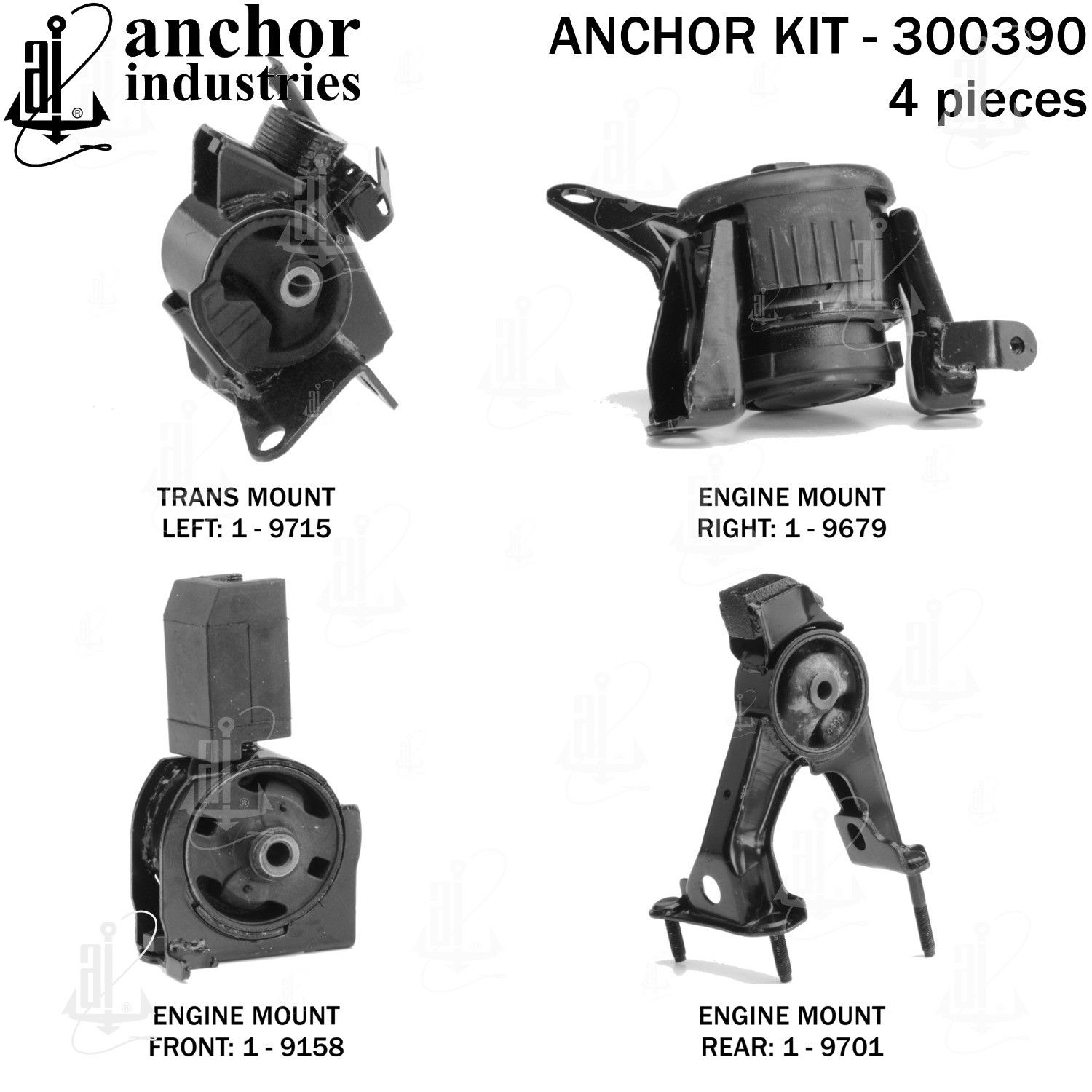 2010, 2009, 2008, 2007, 2006, 2005 Scion tC Engine Mount Kit