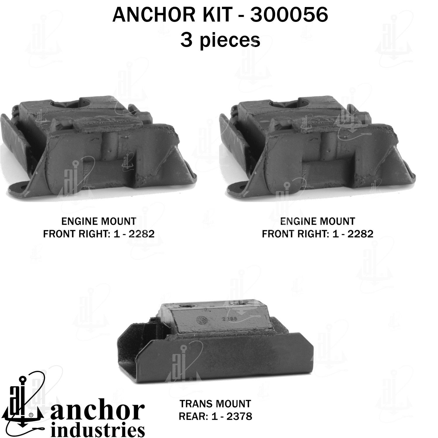 1972, 1971, 1970 GMC Jimmy Engine Mount Kit
