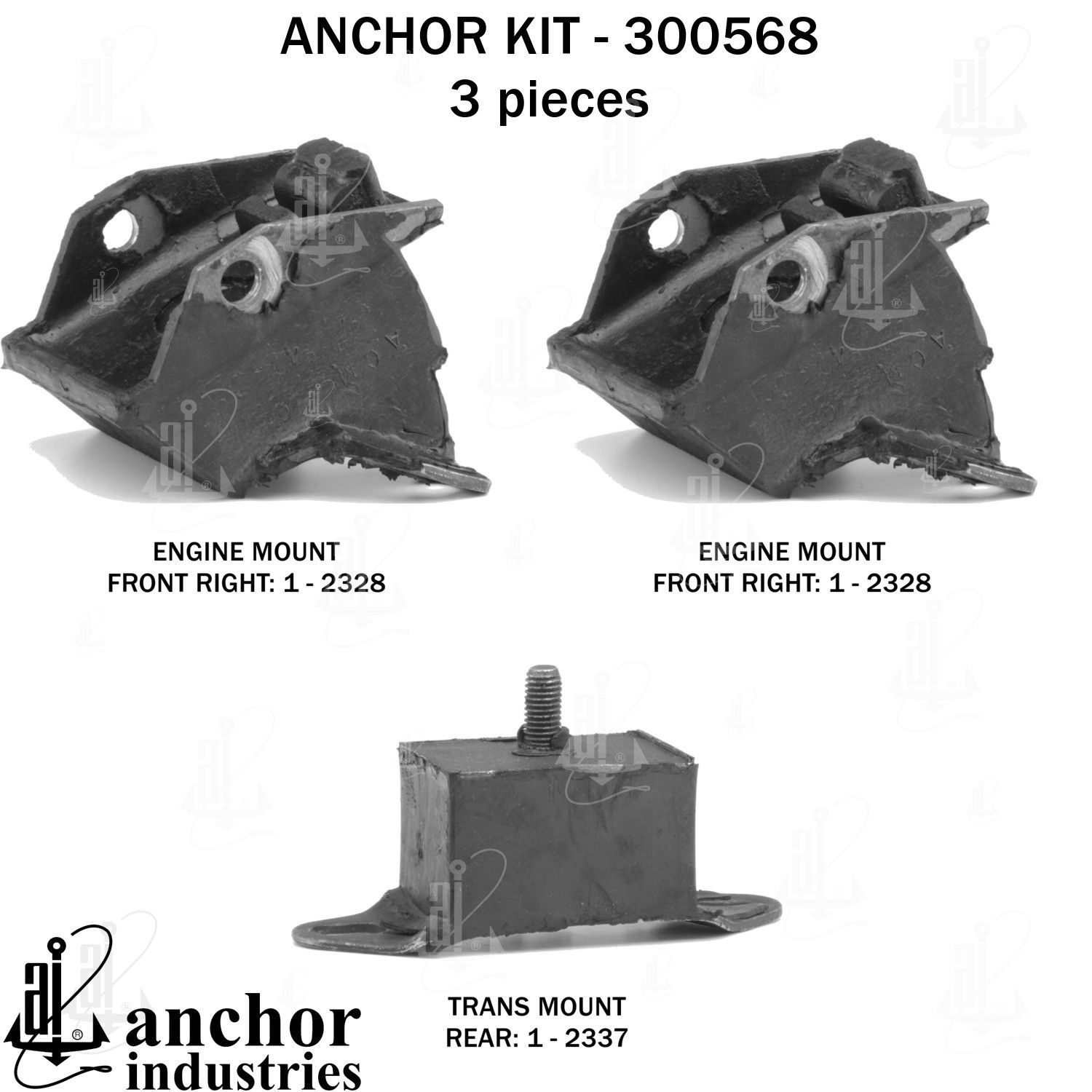 1977 Buick Regal Engine Mount Kit
