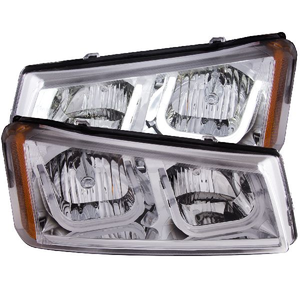 2003-2004 Chevrolet Silverado 2500 Headlight Set (ANZO)