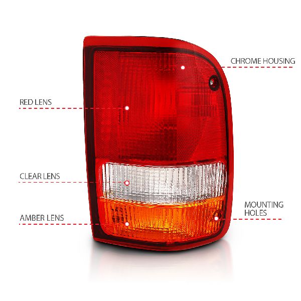 1993-1997 Ford Ranger Tail Light Set (ANZO)